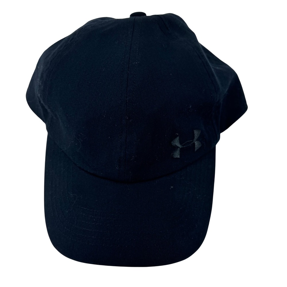 Under‎ Armour Women's Black Baseball Cap OSFA Embroidered Logo Adjustable Strap